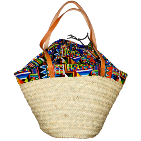 Ethnic Print Beach Tote